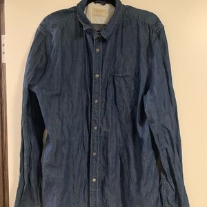 Nudie Jeans XL Organic Cotton Denim Shirt